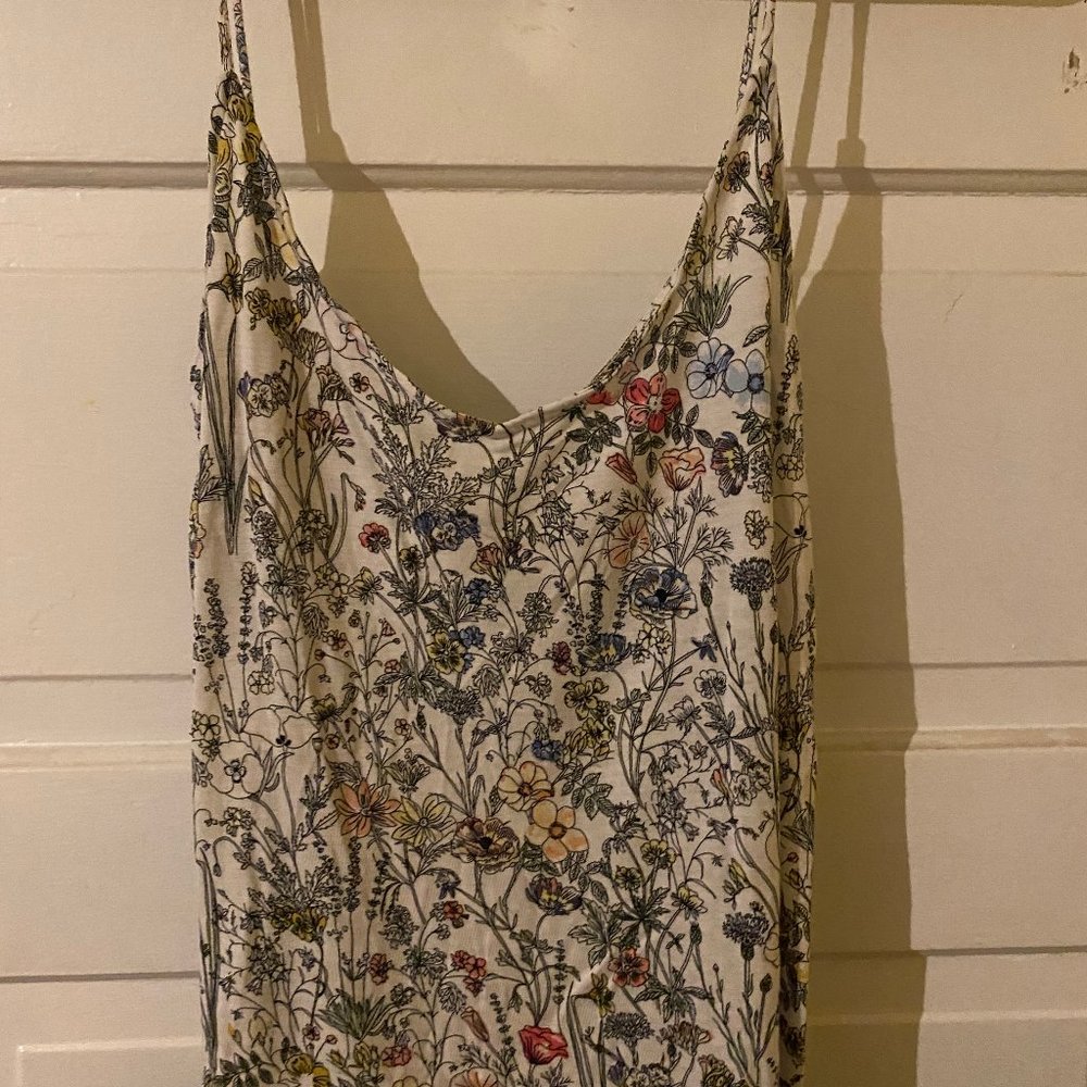 H&M floral print tank top